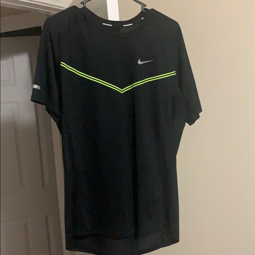 Nike running reflective  t shirt